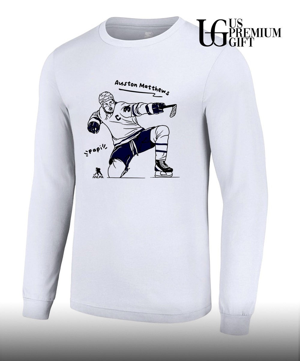 Auston Matthews Toronto Maple Leafs Papi NHL 2026 Hockey shirt Unisex