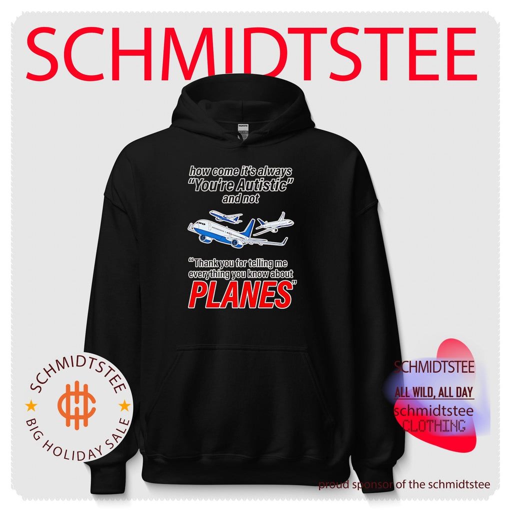 Autistic Planes Neurodivergent Special Interest shirt Unisex