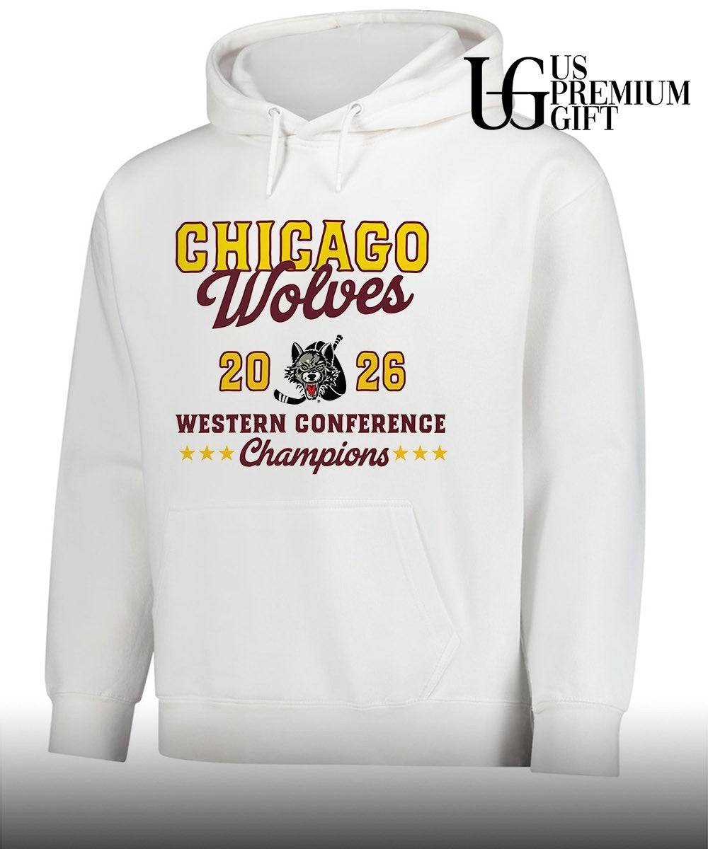 Chicago Wolves 2026 Western Conference Champions Unisex