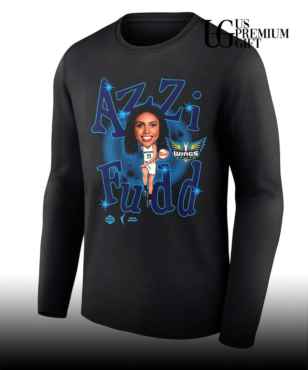 Azzi Fudd Dallas Wings WNBPA Playa Society Basketball Player shirt Unisex