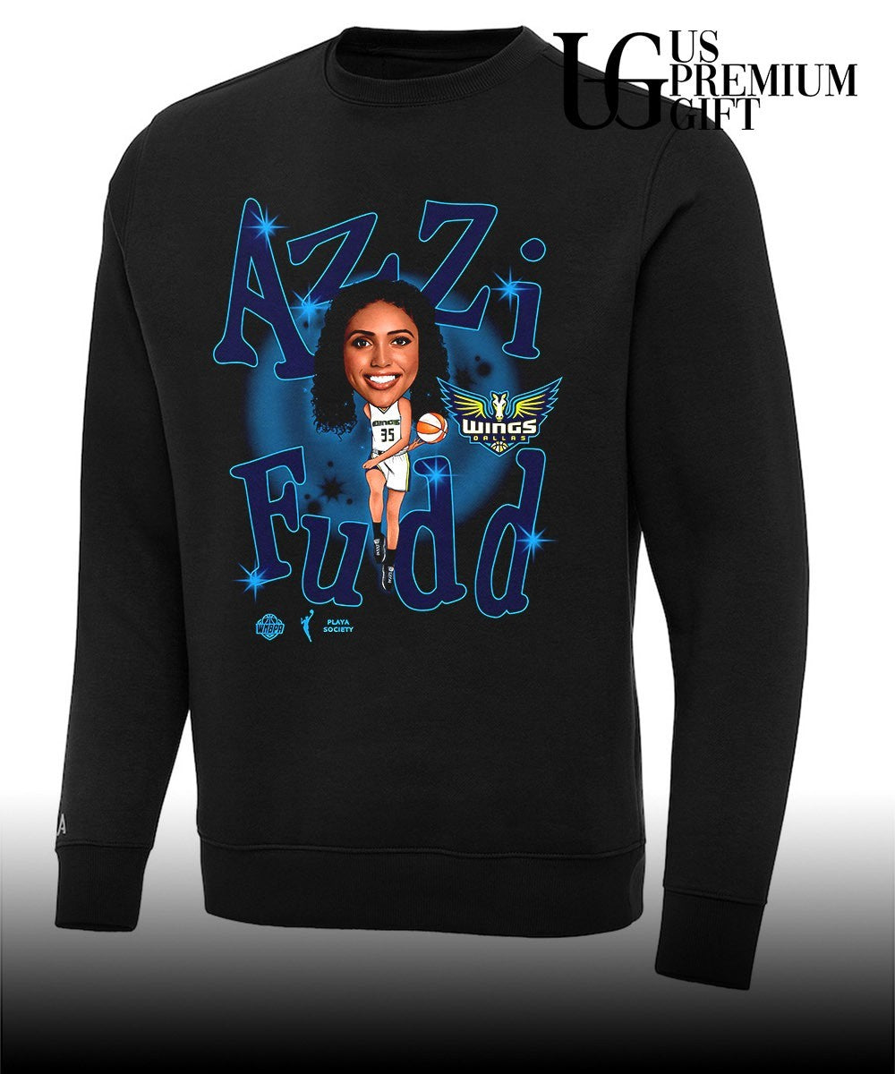 Azzi Fudd Dallas Wings WNBPA Playa Society Basketball Player shirt Unisex
