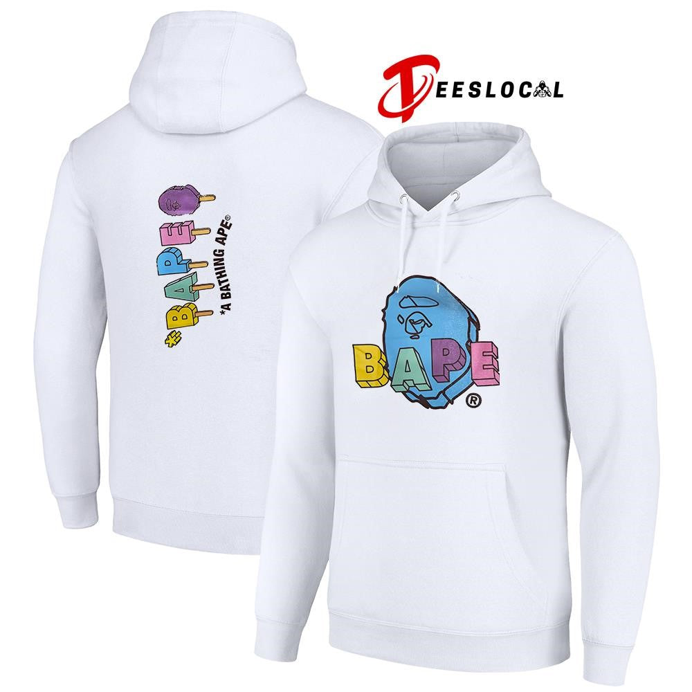 BAPE a bathing Ape ice creams logo shirt Unisex
