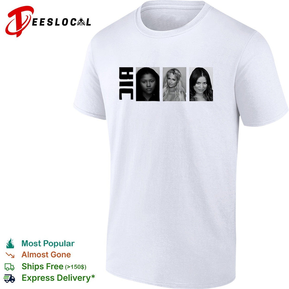 BIC Nicki Minaj Paris Hilton Khloe Kardashian shirt Unisex