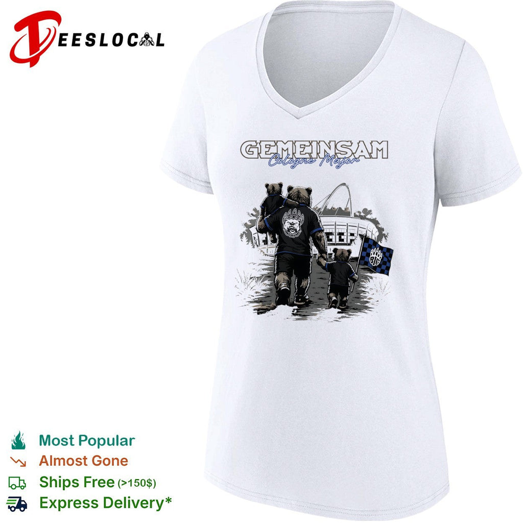 BIG Clan Gemeisam Cologne Major Bear Logo Shirt Unisex