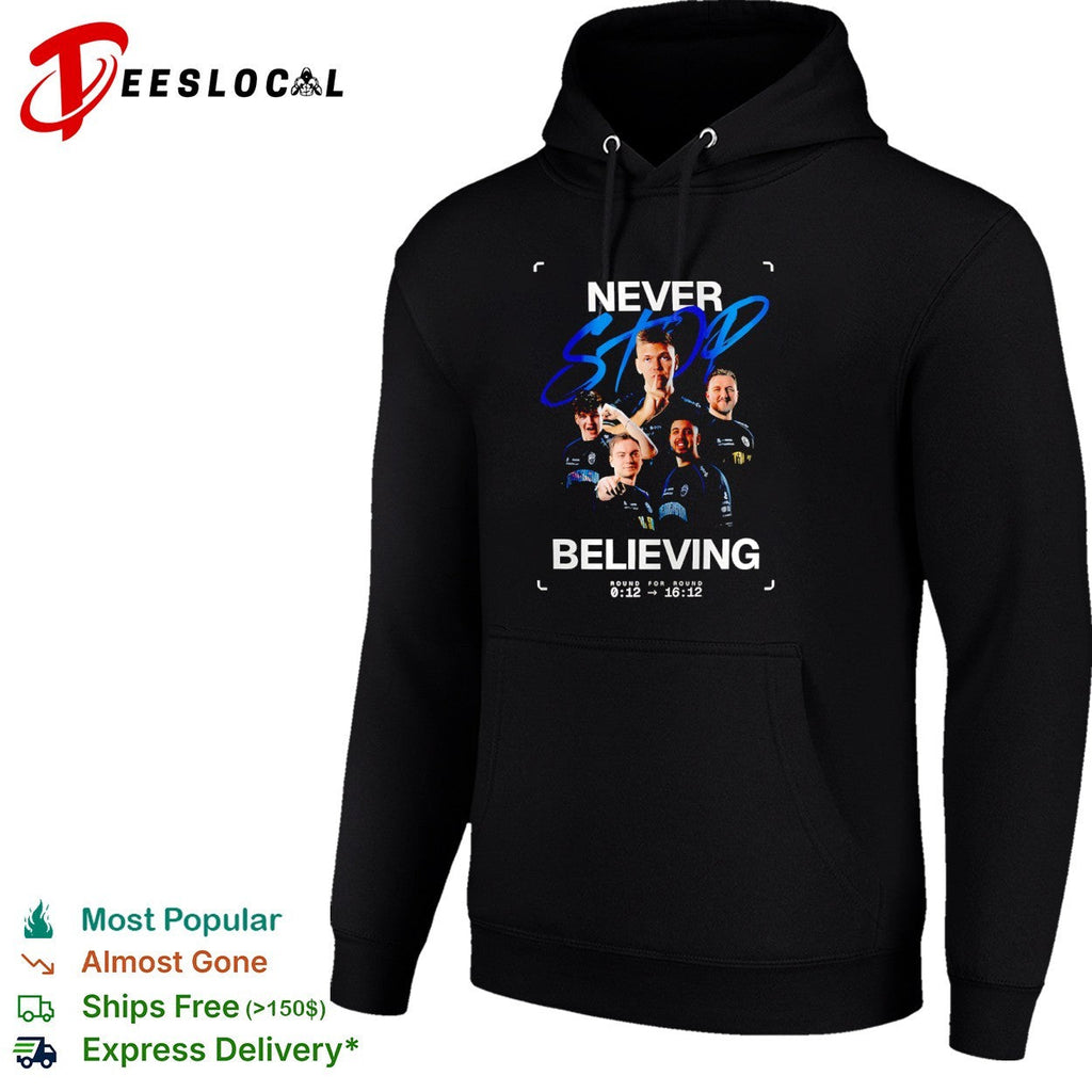 BIG clan Never Stop Believing round for round shirt Unisex