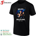 BIG clan Never Stop Believing round for round shirt Unisex
