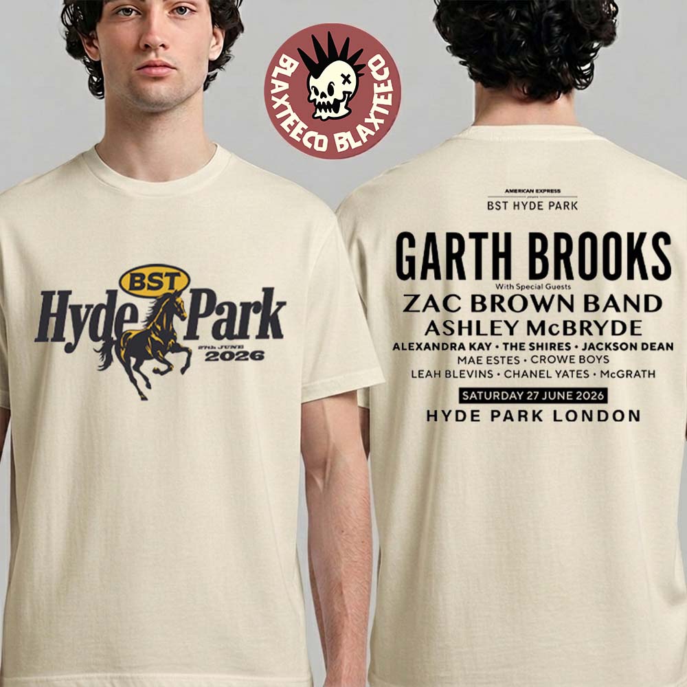 BST Hyde Park Festival 2026 Merch Hyde Park London On 27 June 2026 Garth Brooks Event