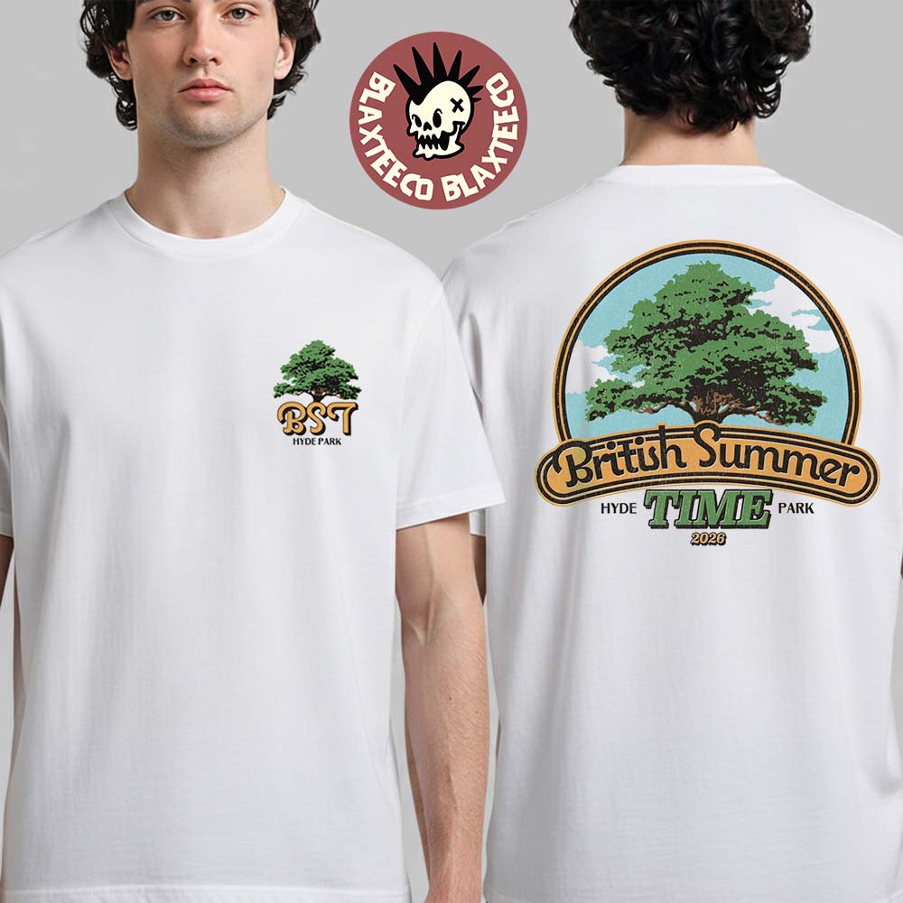 BST Hyde Park Festival 2026 Merch Hyde Park London On June 2026 British Summer Time White