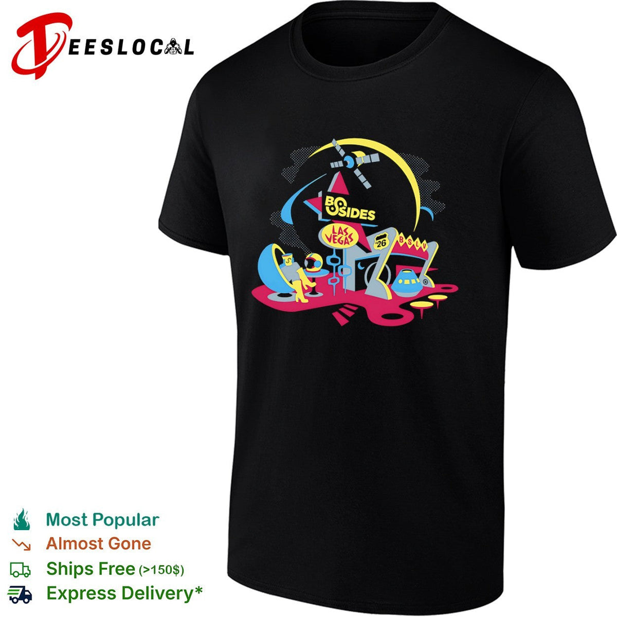 BSides Las Vegas BSLV 26 Space Theme shirt Unisex