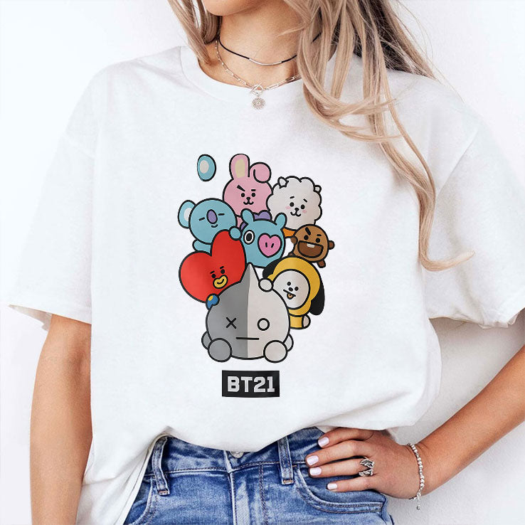 BT21 Character T Shirt Unisex