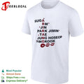 BTS Arirang Suga RM Jin Park Jimin Tae Jung Hoseok Jungkook Kpop Shirt Unisex