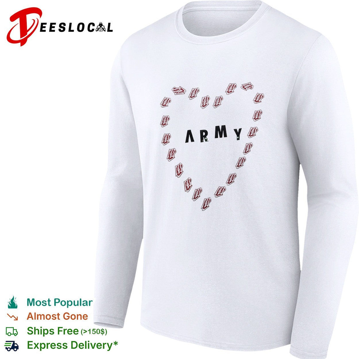 BTS Army heart shirt Unisex