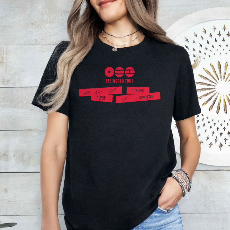 BTS Come Back World Tour T Shirt Unisex