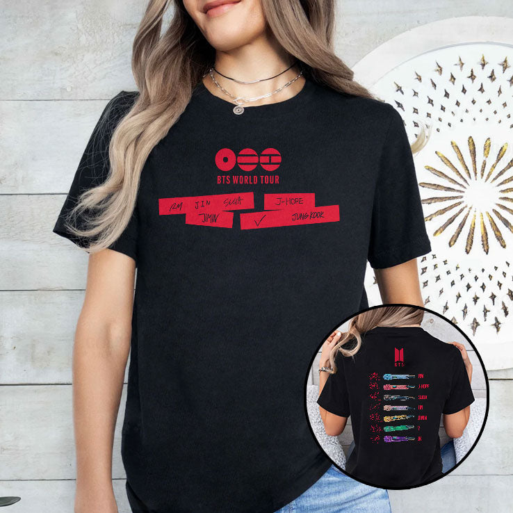 BTS Come Back World Tour T Shirt Unisex
