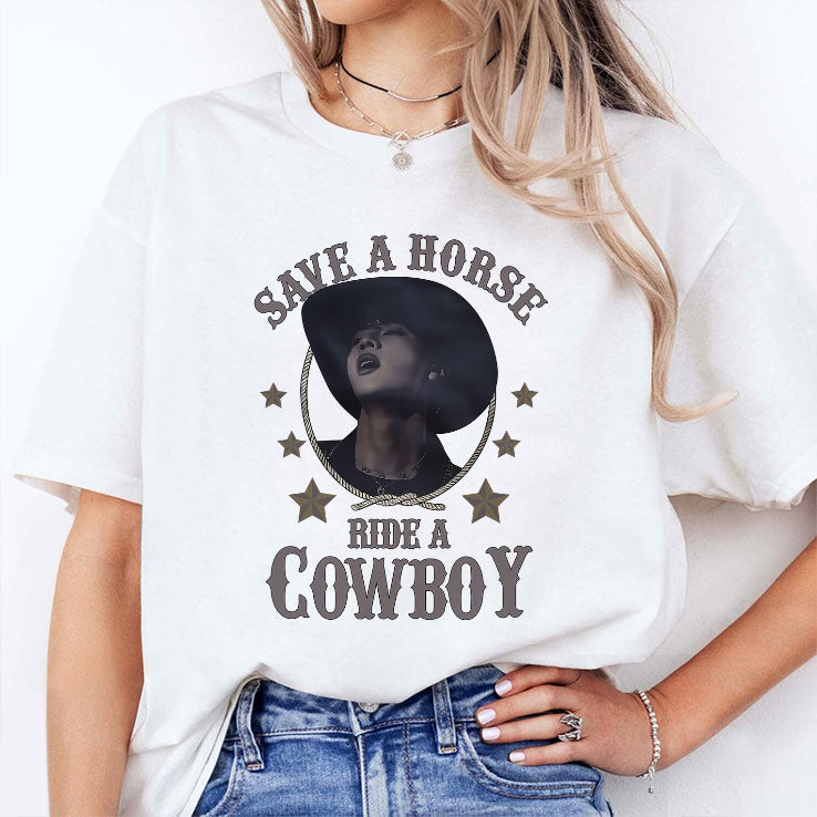 BTS Jin Save A Horse Ride A Cowboy Shirt Unisex