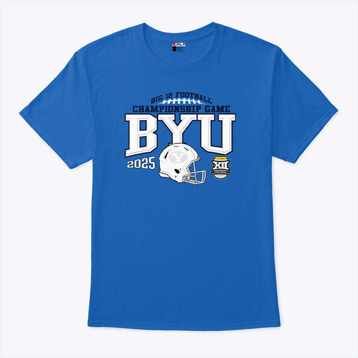 BYU Cougars 2025 Big 12 Championship Game Bound T Shirt Unisex