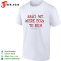 Baby we were born to run Bruce Springsteen lyric musical shirt Unisex