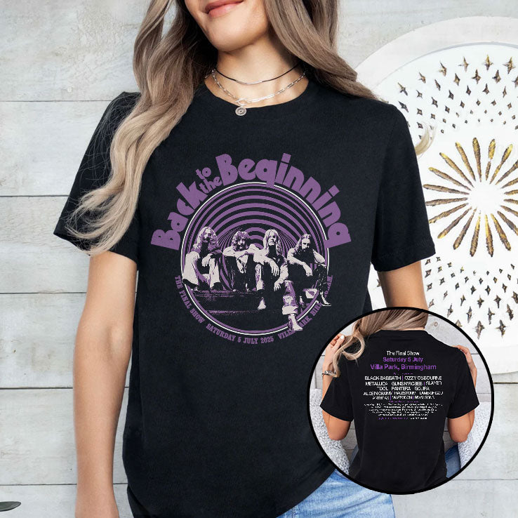 Back To The Beginning The Final Show Saturday 5 July 2025 Villa Park Birmingham Shirt Unisex