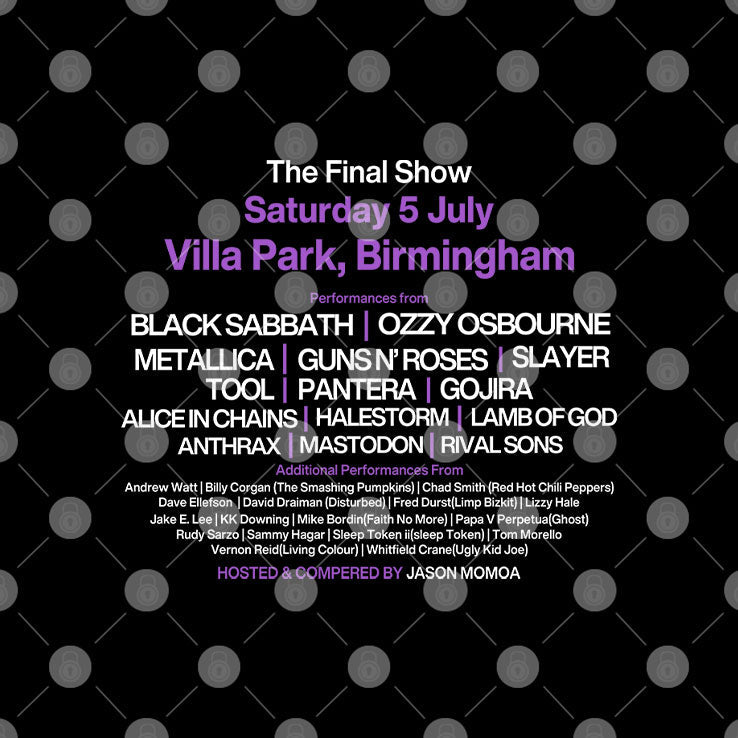 Back To The Beginning The Final Show Saturday 5 July 2025 Villa Park Birmingham Shirt Unisex