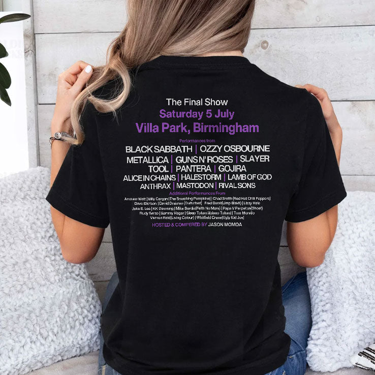 Back To The Beginning The Final Show Saturday 5 July 2025 Villa Park Birmingham Shirt Unisex