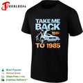Back to the Future DeLorean Time Machine Take Me Back to 1985 Movie Logo shirt Unisex