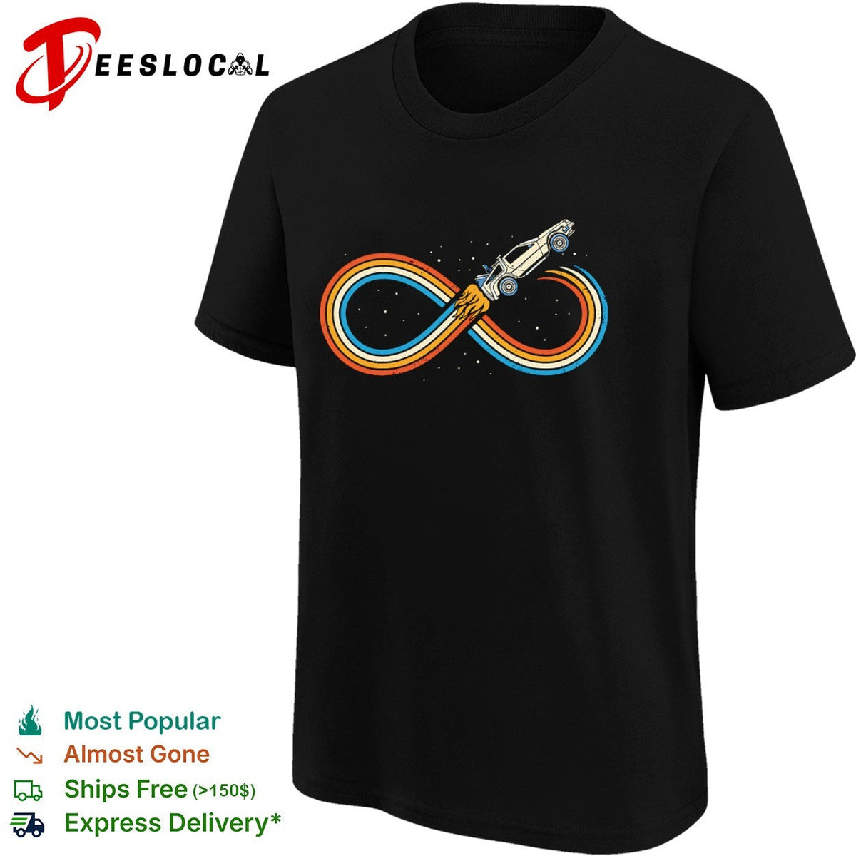 Back to the Future Endless Time Travel shirt Unisex