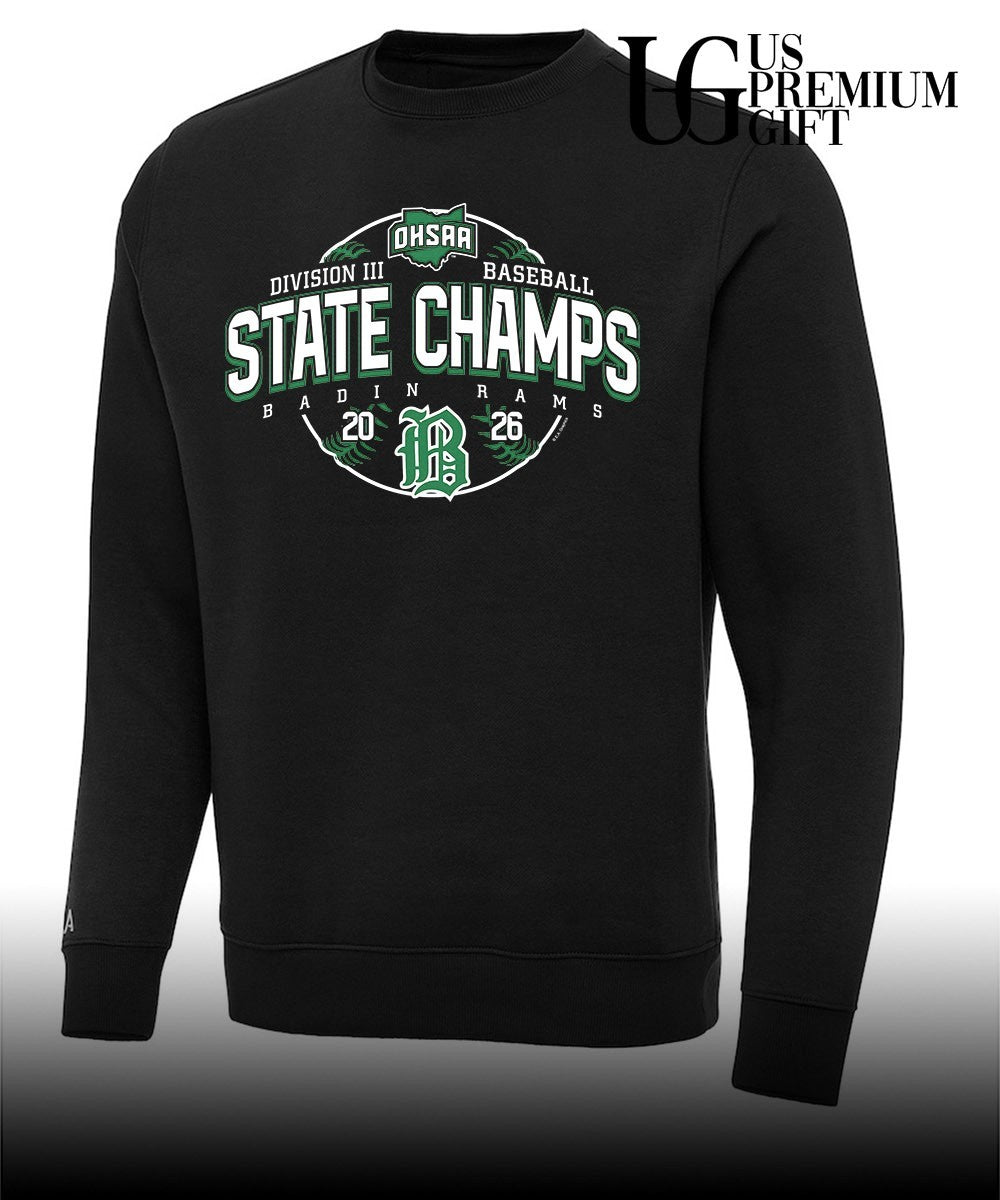 Badin Rams OHSAA Baseball D3 State Champions 2026 shirt Unisex
