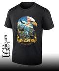 Bald Eagle American Bison Wolf Deer Bear 250th Anniversary 1776-2026 shirt Unisex