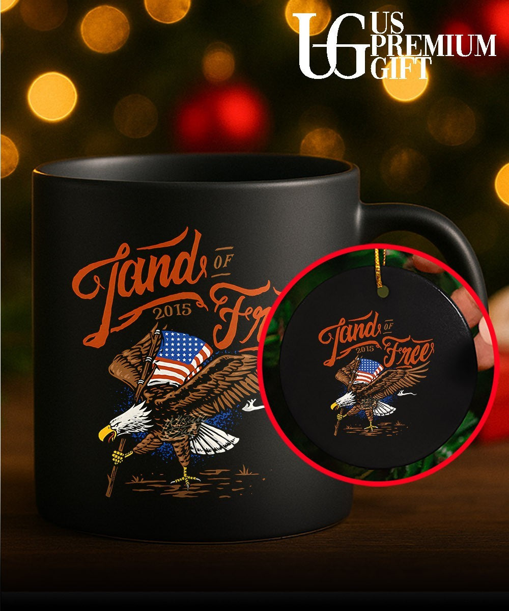 Bald Eagle American Flag Land of 2015 of Free shirt Unisex