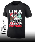 Bald Eagle Uncle Sam Statue of Liberty USA 250 Years of Freedom shirt Unisex
