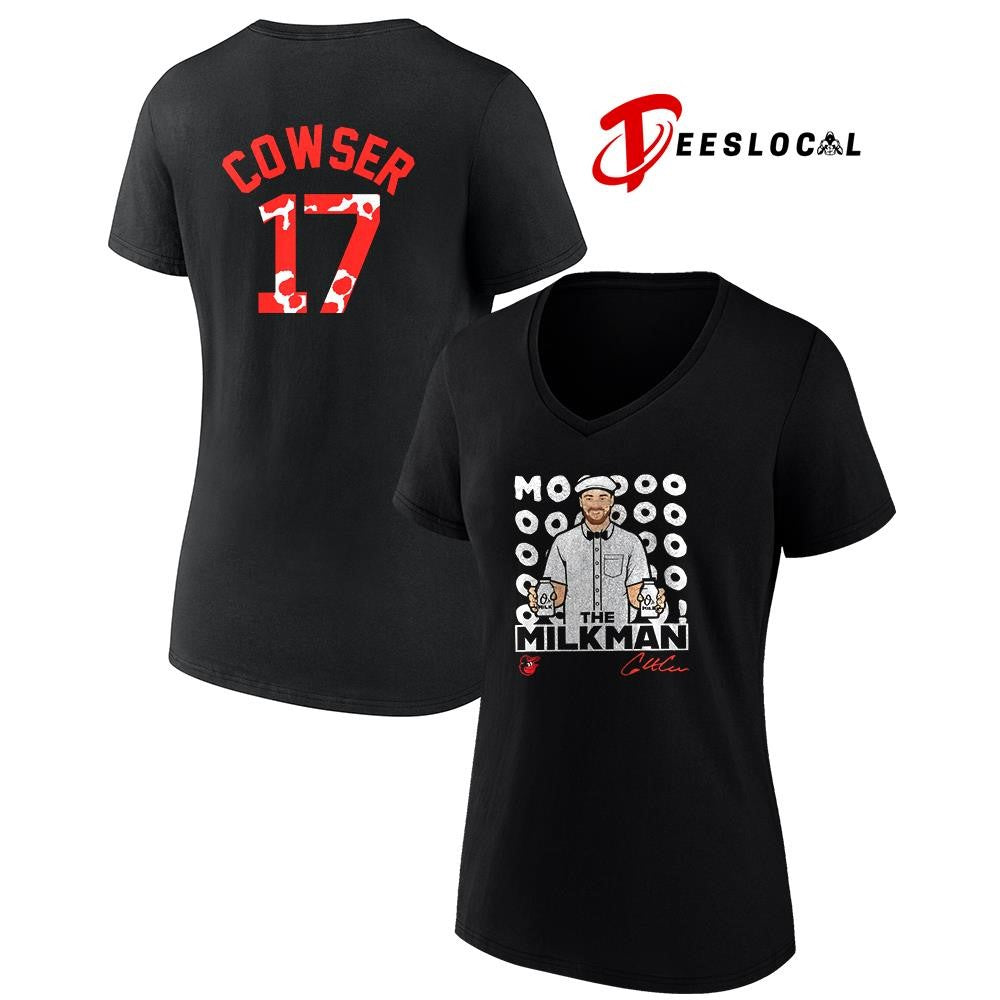 Baltimore Orioles Colton Cowser Milkman mooooo art graphic shirt Unisex