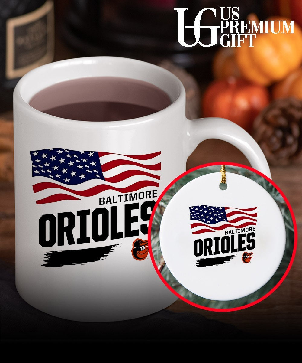 Baltimore Orioles Waving Flag Baltimore Orioles shirt Unisex