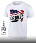 Baltimore Orioles Waving Flag Baltimore Orioles shirt Unisex