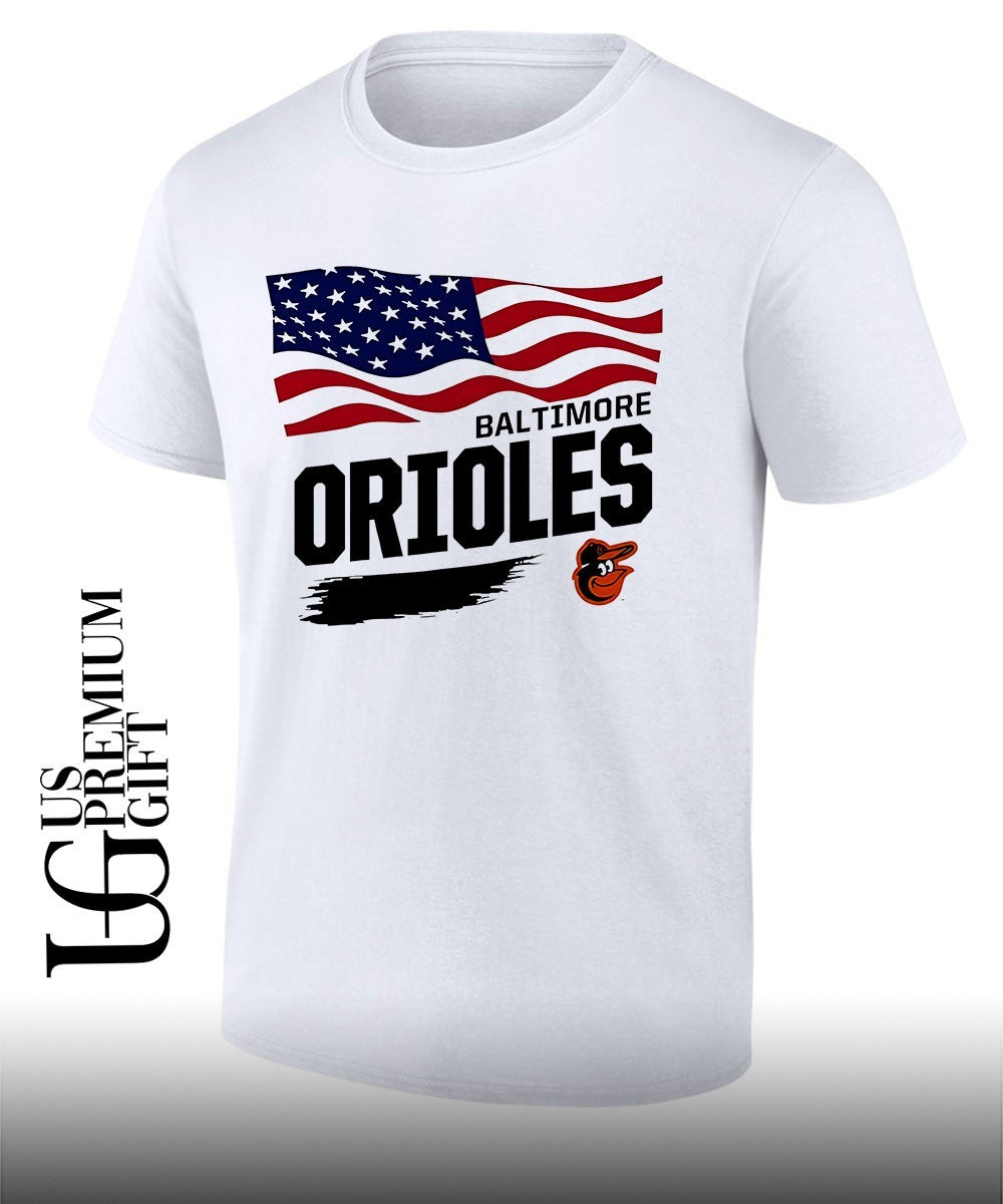 Baltimore Orioles Waving Flag Baltimore Orioles shirt Unisex