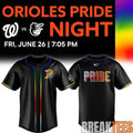 Baltimore Orioles x Pride Night Baseball Jersey Unisex