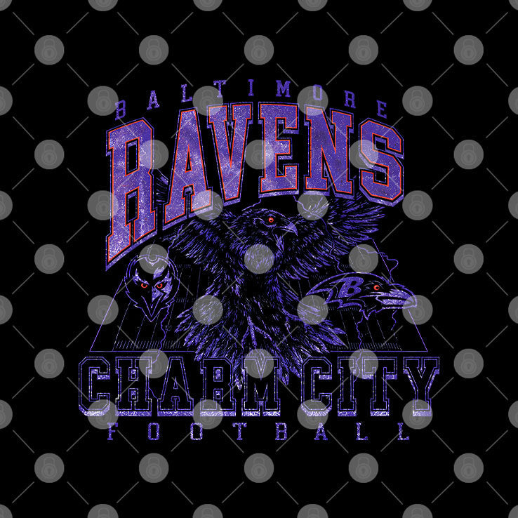 Baltimore Ravens Charm City Football Shirt Unisex
