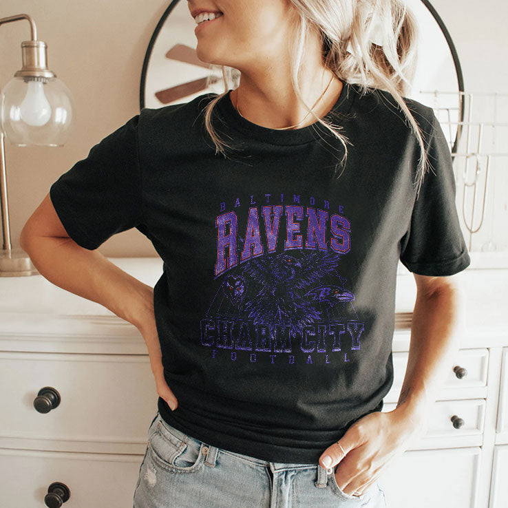 Baltimore Ravens Charm City Football Shirt Unisex
