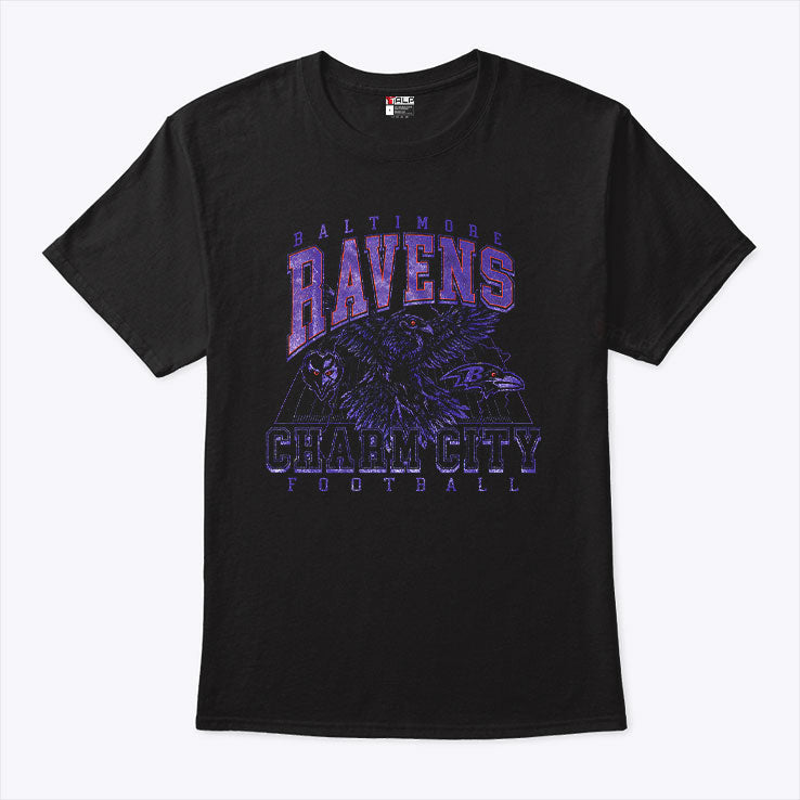 Baltimore Ravens Charm City Football Shirt Unisex