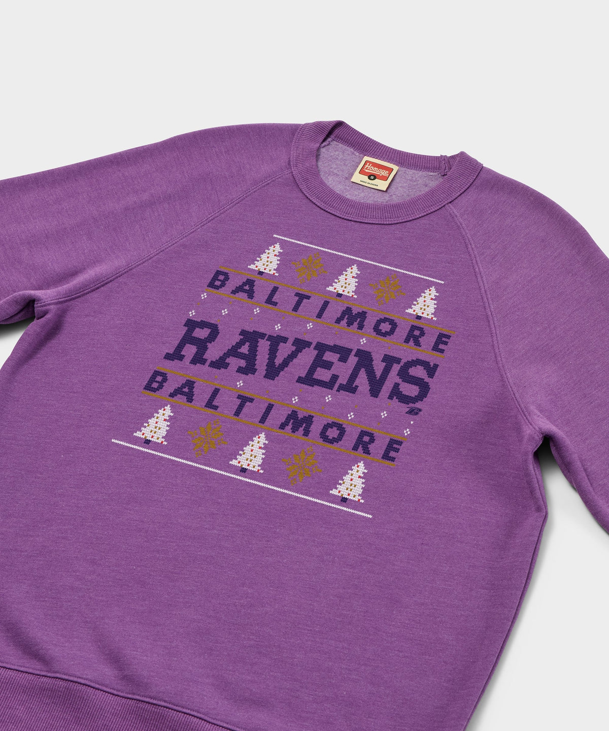 Baltimore Ravens Holiday Crewneck Unisex
