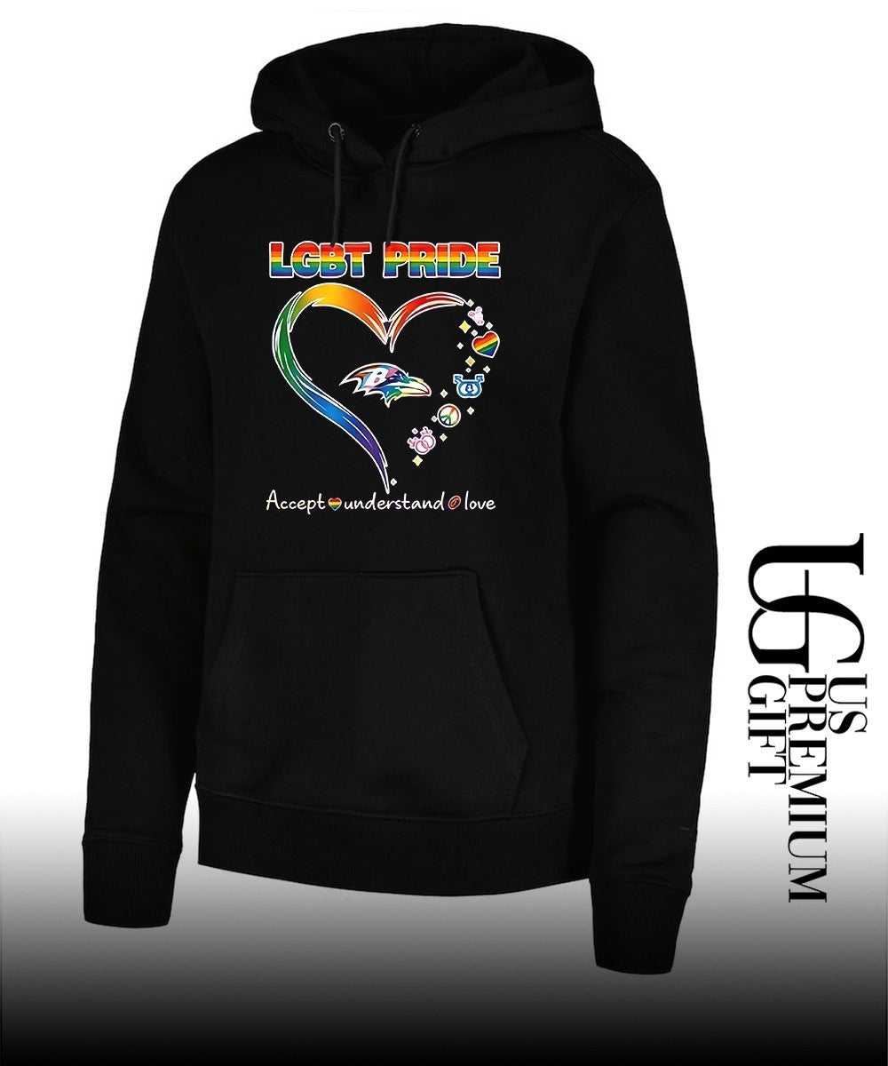 Baltimore Ravens LGBT Pride Accept understand love 2026 shirt Unisex