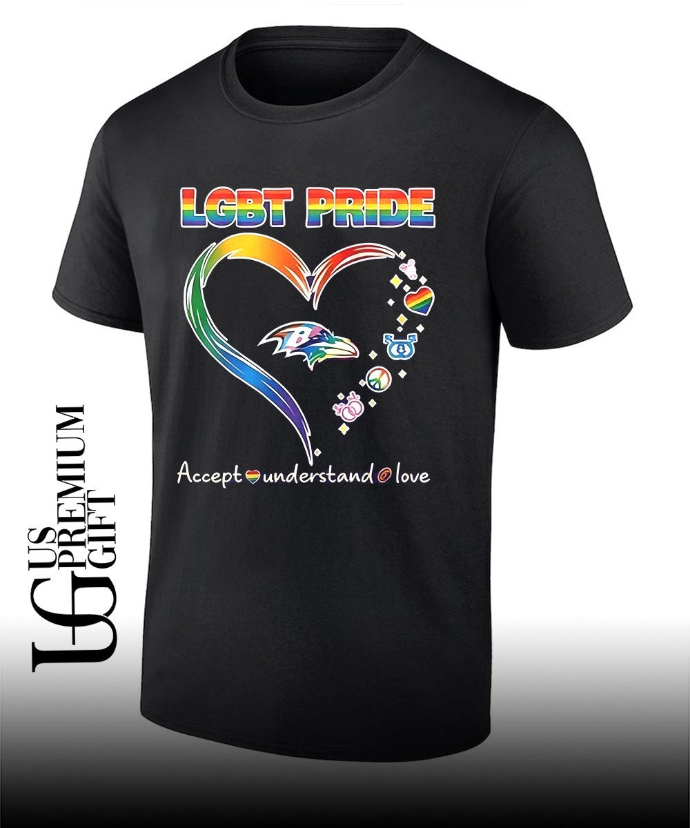 Baltimore Ravens LGBT Pride Accept understand love 2026 shirt Unisex