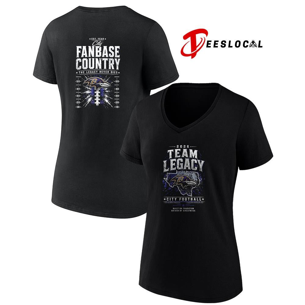 Baltimore Ravens team legacy built on tradition driven by greatness city fanbase country shirt