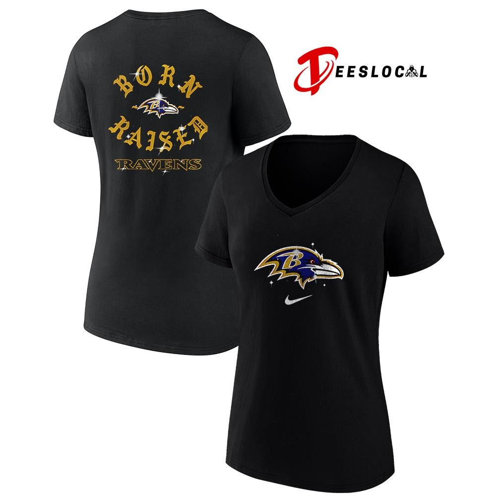 Baltimore Ravens x Born and Raised logo shirt Unisex