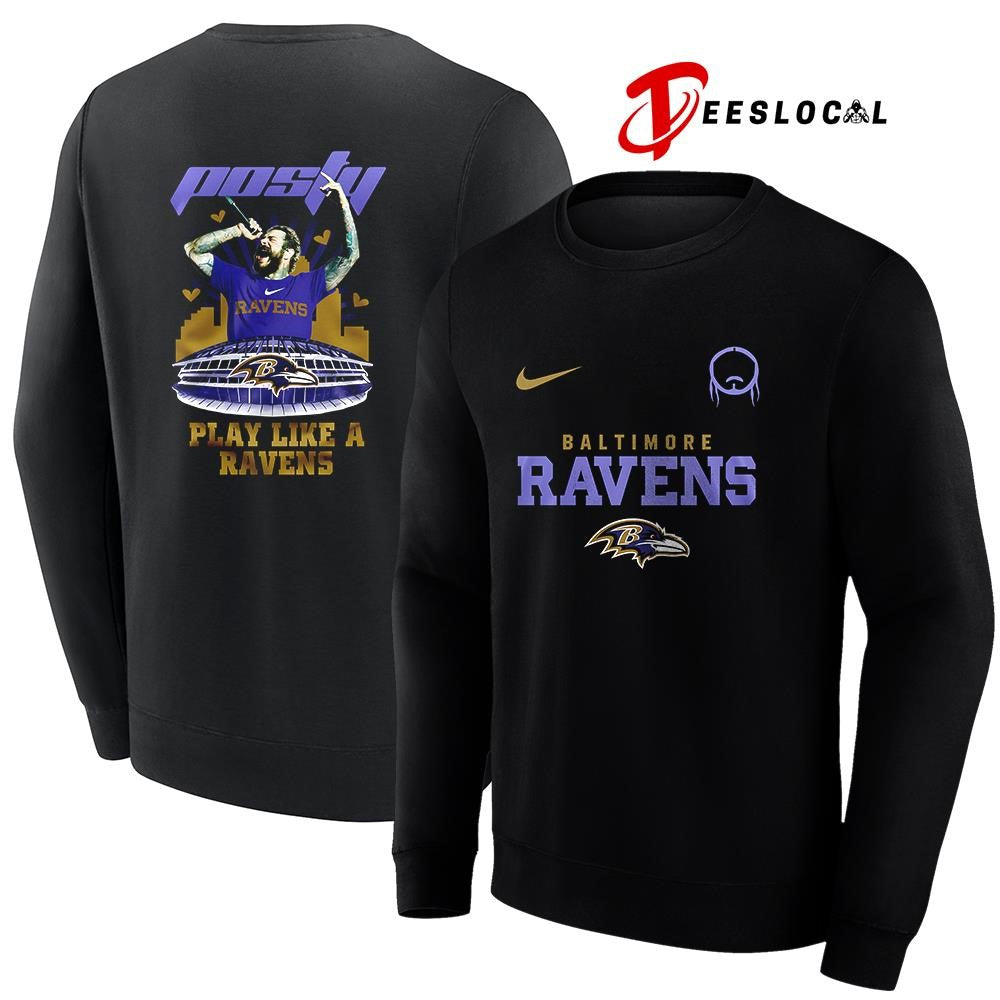 Baltimore Ravens x Post Malone Posty stadium shirt Unisex