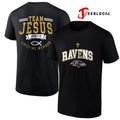 Baltimore Ravens x team Jesus lifetime member John 3 16 logo shirt Unisex