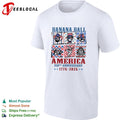 Banana Ball America 250th Anniversary 1776 2026 Indianapolis Clowns Baseball shirt Unisex