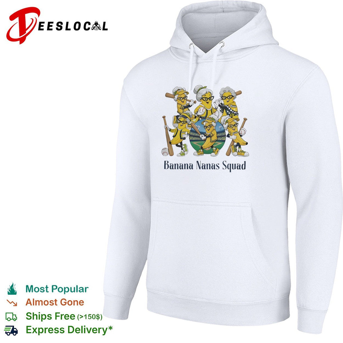 Banana Nanas Squad Savannah Bananas baseball characters shirt Unisex