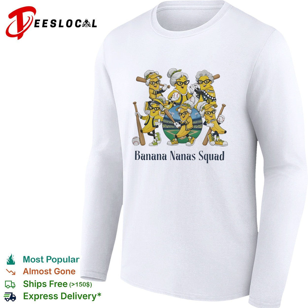 Banana Nanas Squad Savannah Bananas baseball characters shirt Unisex