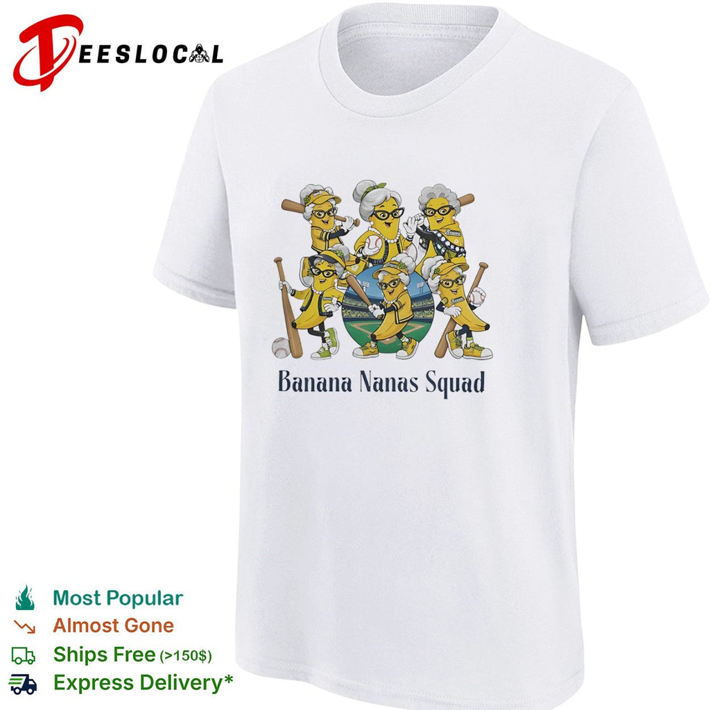 Banana Nanas Squad Savannah Bananas baseball characters shirt Unisex