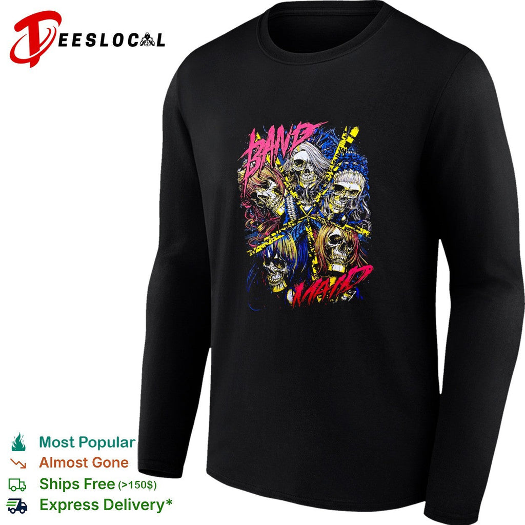 Band Maid skulls collage shirt Unisex